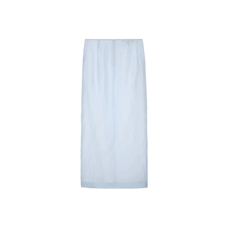ZARA Casual Long Skirts Women's Light Blue-0