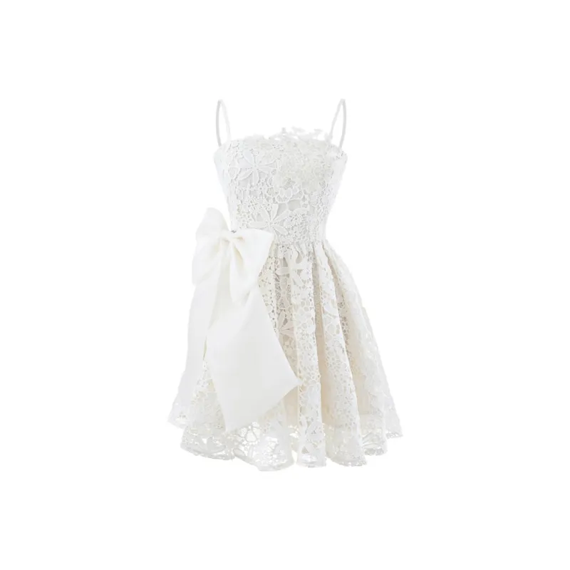 Yvetteclassic Slip Dress Women's White-0