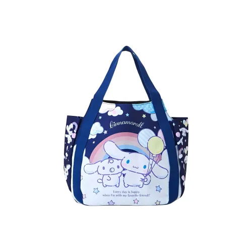 Sanrio Yugui Dog Polyester Lunch Bag Handbag Women's Dark Blue