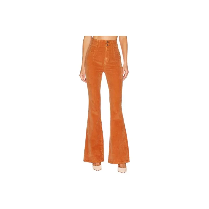 FREE PEOPLE Jeans Women's Orange-0