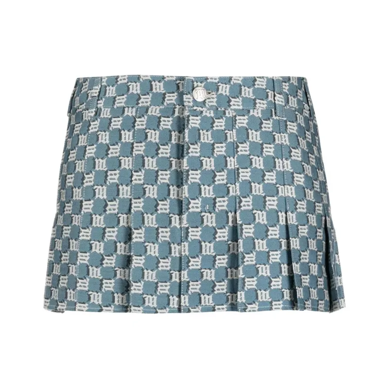Misbhv Monogram Printed Mini Skirt-0