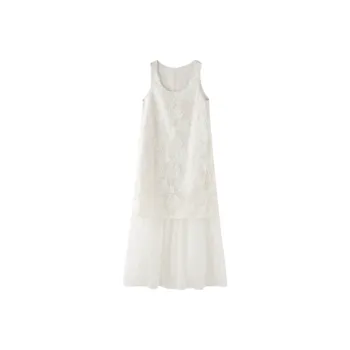 JOSR Sleeveless Dress Women's Ecru