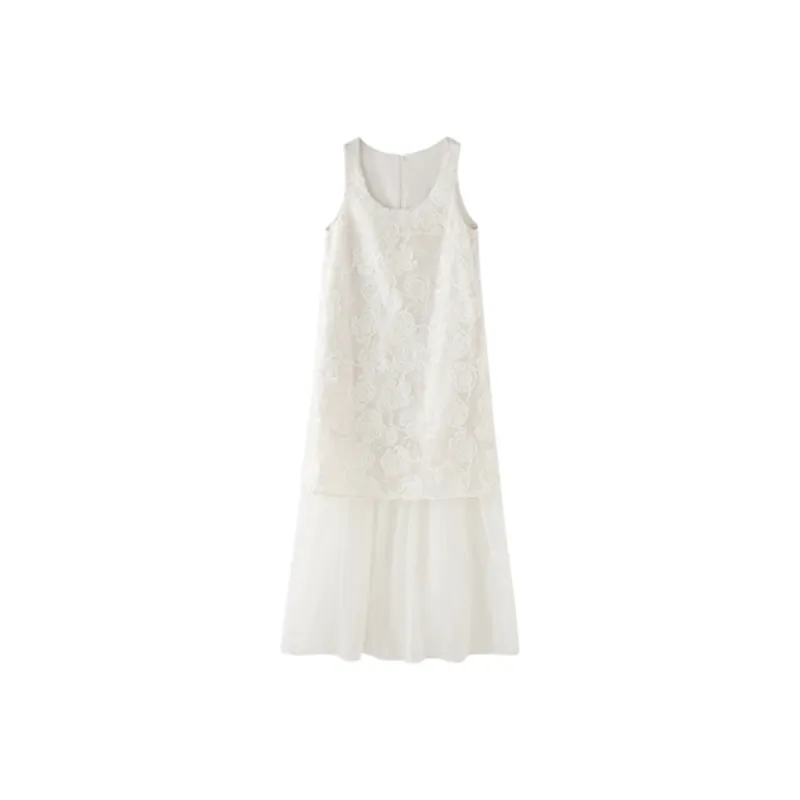 JOSR Sleeveless Dress Women's Ecru-0
