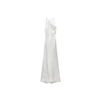 ZARA Slip Dresses Women's Silver