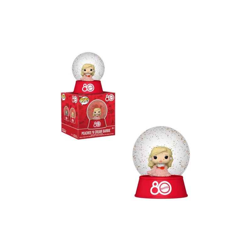 Funko Barbie Mini Glitter Crystal Ball Chibi Figures-2