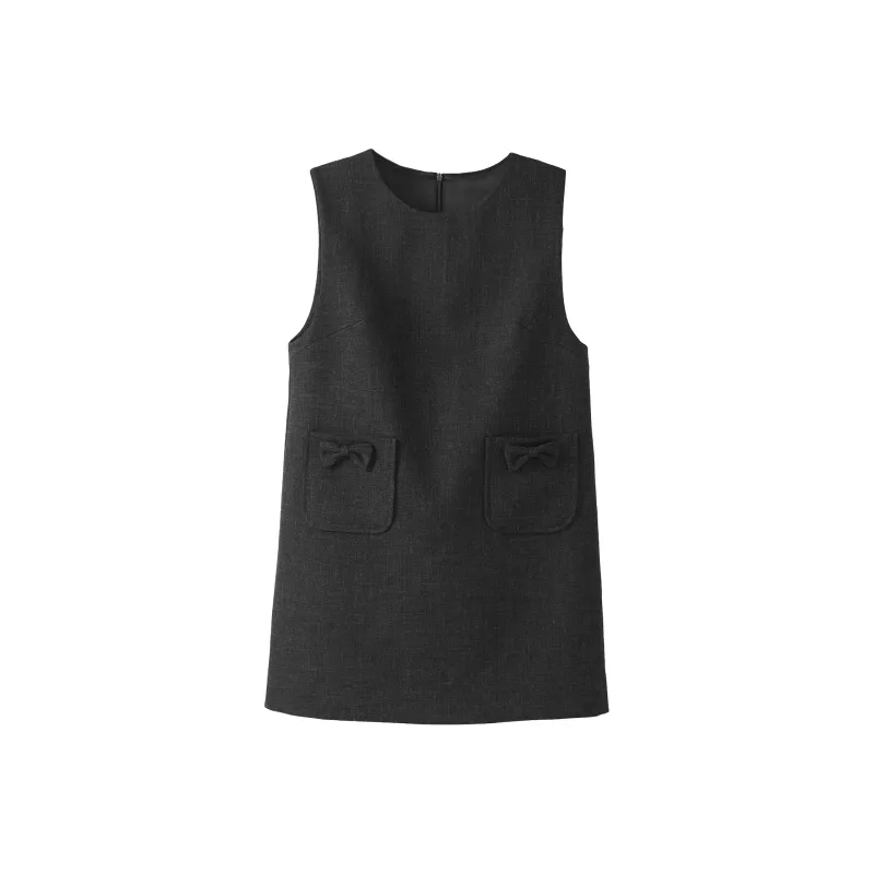 Fstudio Sleeveless Dress Women's Gray-0