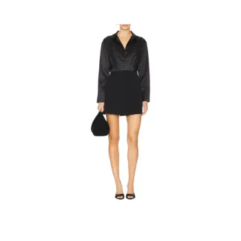 STEVE MADDEN Long Sleeved Dress Women's Black