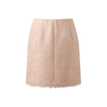 GOELIA Casual Short Skirts Women's Nude Pink