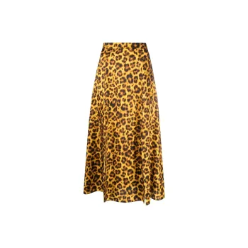 Sandro Casual Long Skirts Women's Orange
