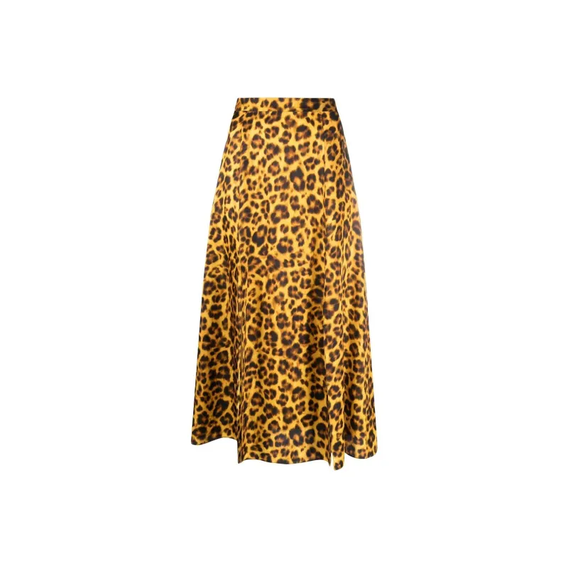 Sandro Casual Long Skirts Women's Orange-0