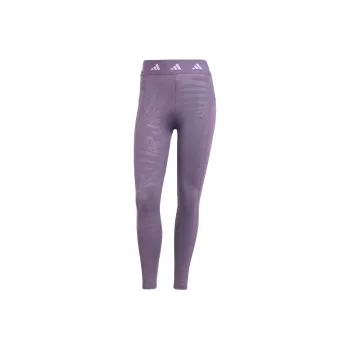 Adidas Techfit Printed 7/8 Leggings Athletic Trousers Women's Purple