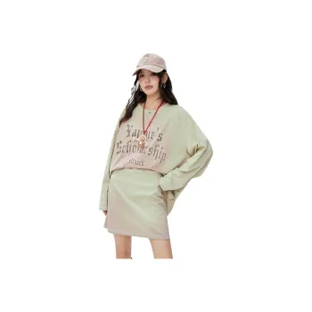 ELF SACK Two Piece Skirt Sets Women's Wasteland Pink Green Gradient