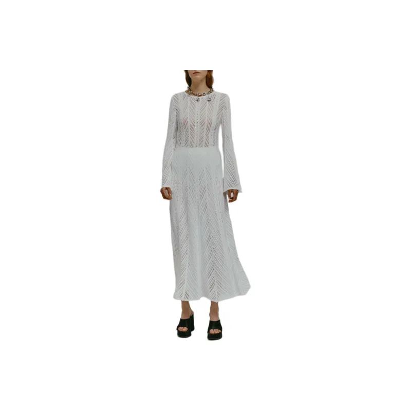 Antonino Valenti Long Sleeved Dresses Women's White-0