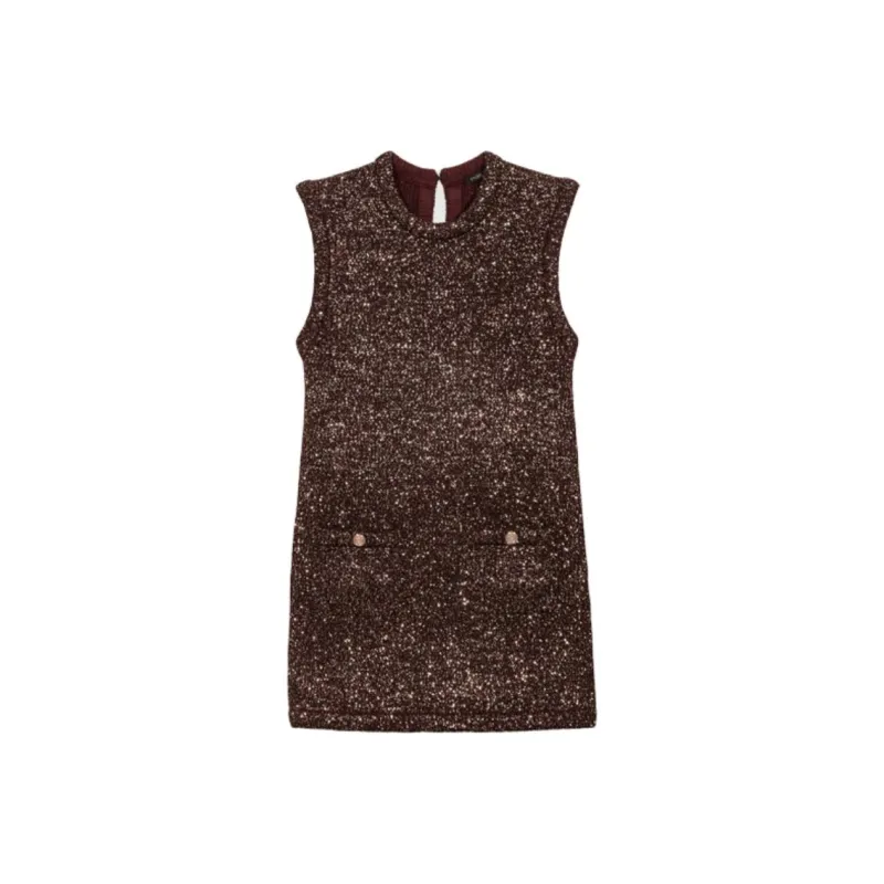 Maje Sequinned Mini Dress-0