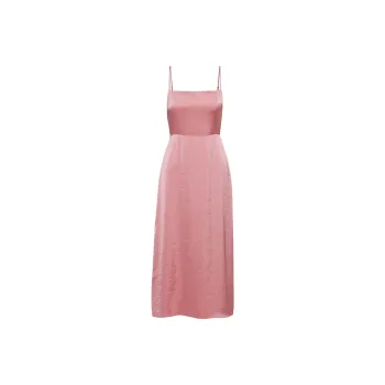 ARITZIA Wilfred Magdalena Satin Dress Slip Dresses Women's Petunia Pink/Dwarf Petunia Pink