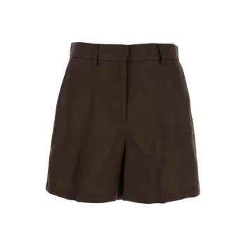 BE PLAIN Casual Shorts Women's Brown