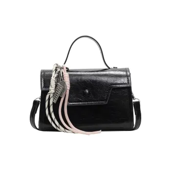 TOUTSEUL YOLO PU One Shoulder Handbag Women's Ecru/Light Blue/Pink/Silver/Black