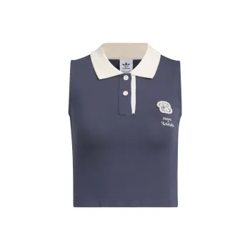 Adidas Originals Adidas X Yu Nagaba SS23 Co branded Series Sleeveless Sports Shirts Women's Navy Blue