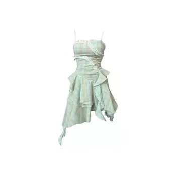 PUREIDOL Slip Dress Women's Mint Green
