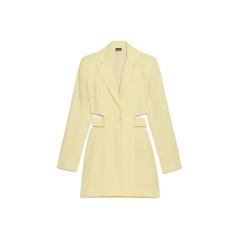 Jacquemus La Robe Bari 'Pale Yellow'-0