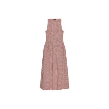 ZARA Sleeveless Dress Women's White/Red