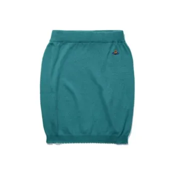 Vivienne Westwood Orb Embroidered Knit Skirt