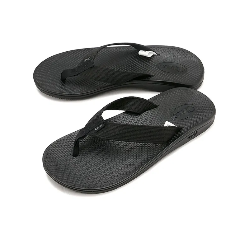 Chaco Abrasion Resistant Slip Resistant Flip Flops Men's Black-1