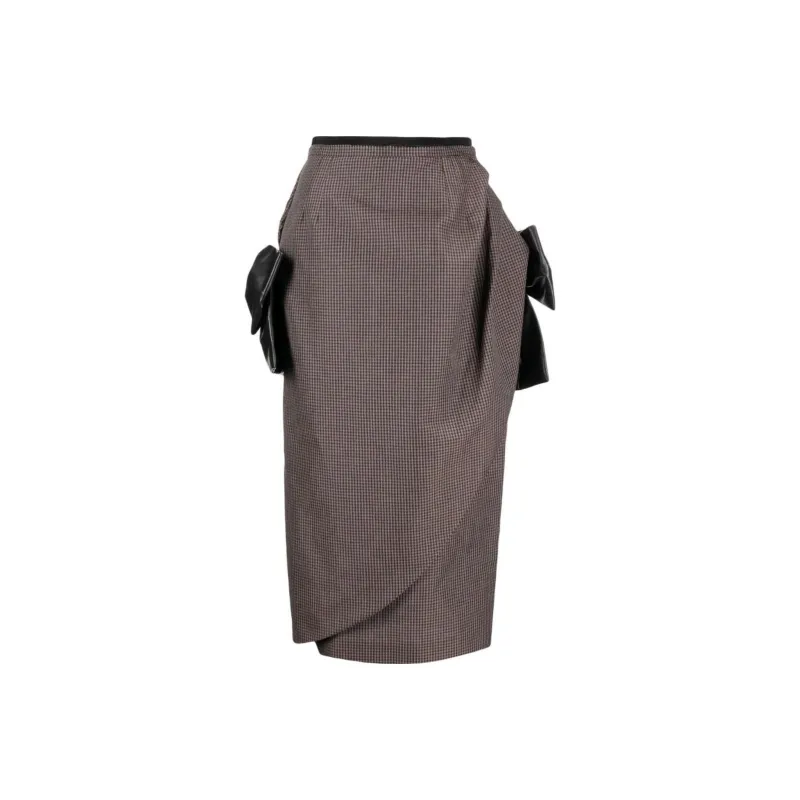Maison Margiela Casual Short Skirts Women's Brown-0