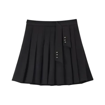 EICHITOO Casual Short Skirts Women's Black