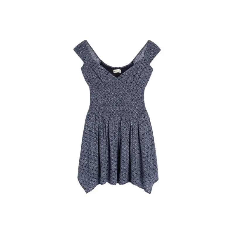 Hollister Sleeveless Dress Women's Navy-0