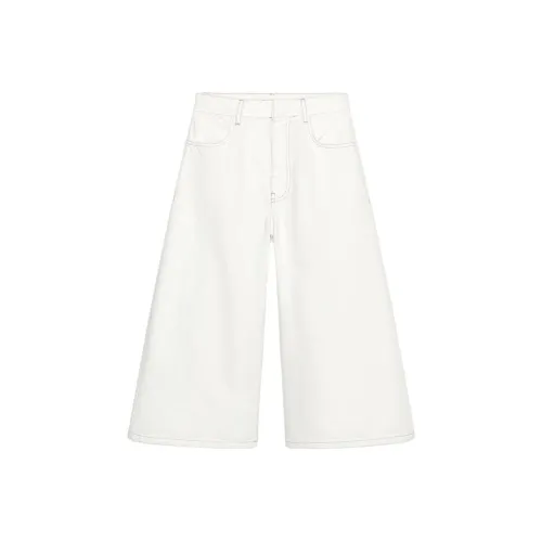ZARA ZW Series Casual Shorts Women's Frosted White
