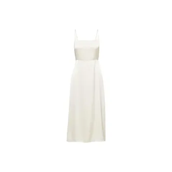 ARITZIA Wilfred Magdalena Satin Dress Slip Dresses Women's Light Birch/Light Birch
