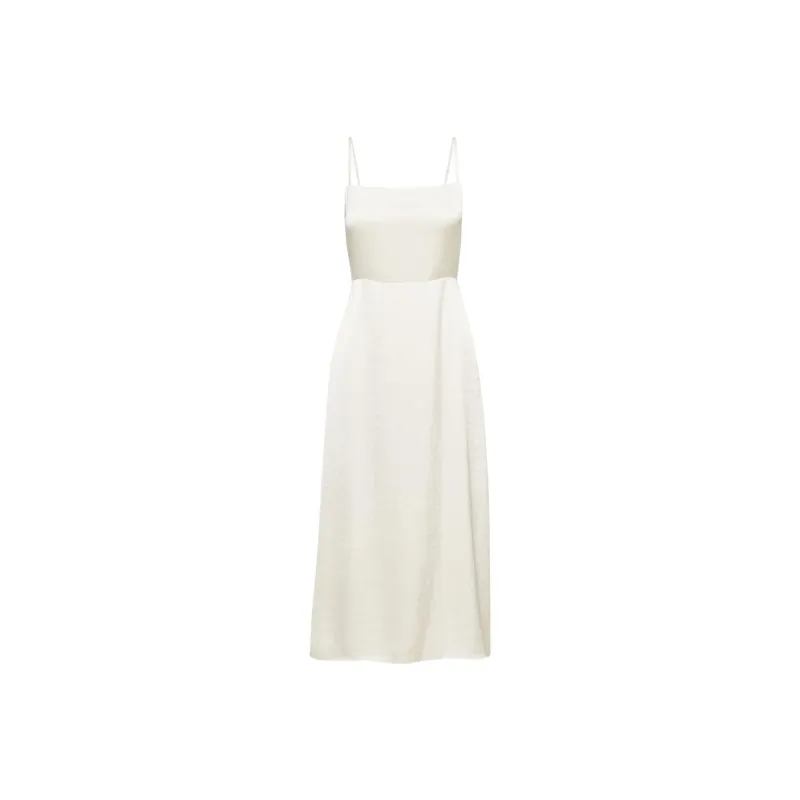 ARITZIA Wilfred Magdalena Satin Dress Slip Dresses Women's Light Birch/Light Birch-0