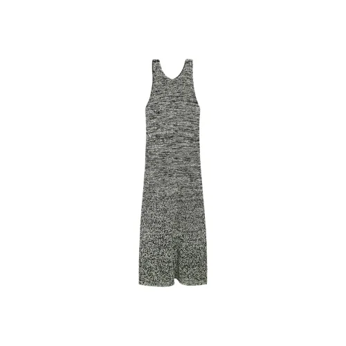 Massimo Dutti Slip Dress Women's White/Black