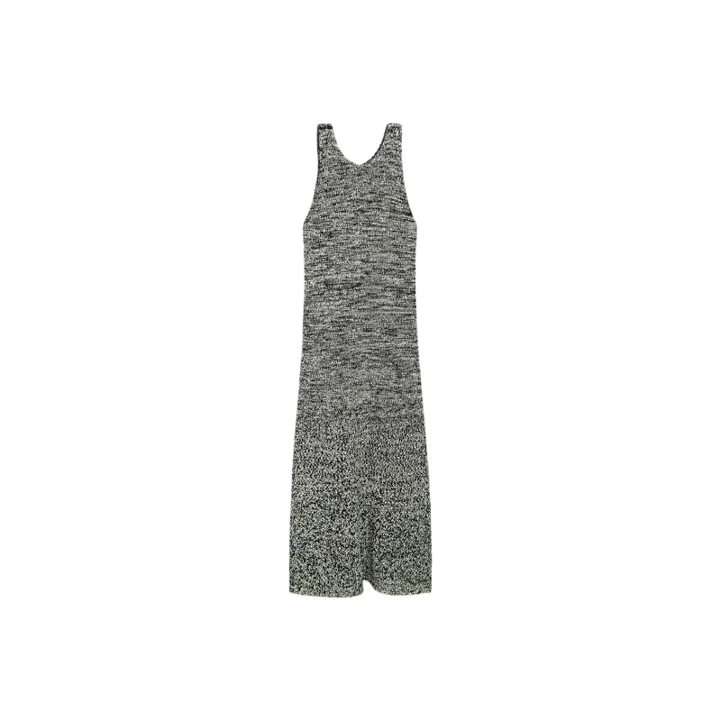 Massimo Dutti Slip Dress Women's White/Black-0