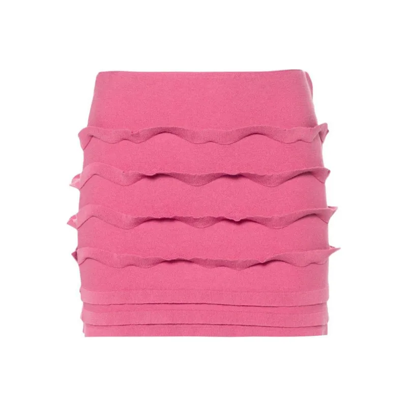 Blumarine Ruffled Mini Skirt-0
