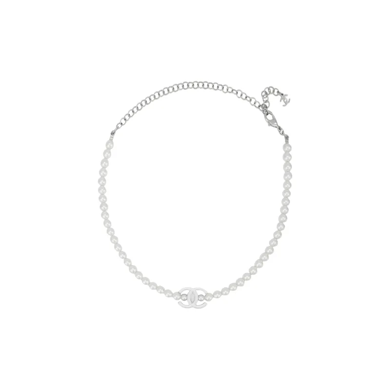 CHANEL - Necklaces Women's White-0