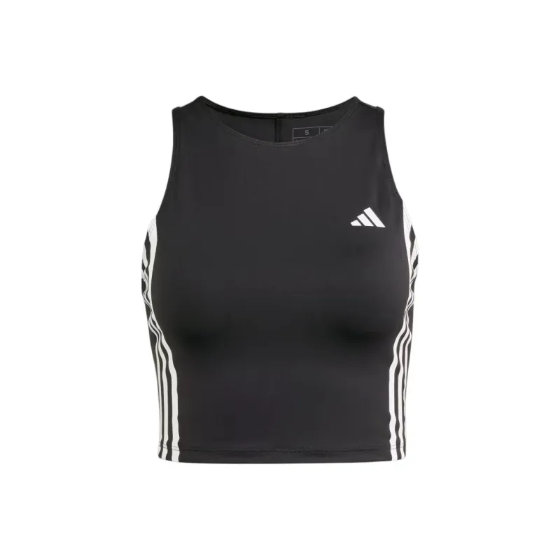 Adidas Own The Run 3-Stripes Tank Top Sport Vests Women's Black-0