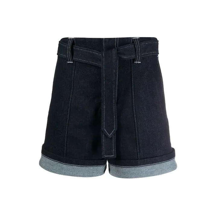Chloé Denim Shorts Women's Dark Blue-0