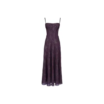 HOUSE OF CB Esme Slip Dress Women's Grape/Grape