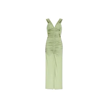 CULT GAIA Charlene Sleeveless Ruched Maxi Dress
