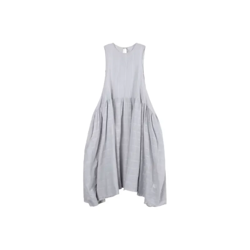 PUREIDOL Sleeveless Dress Women's Light Blue-0