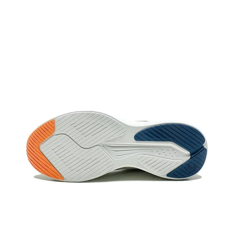 QIAODAN Anti Slip Wear Resistant Low Top Casual Running Shoes Men's Ecru-5