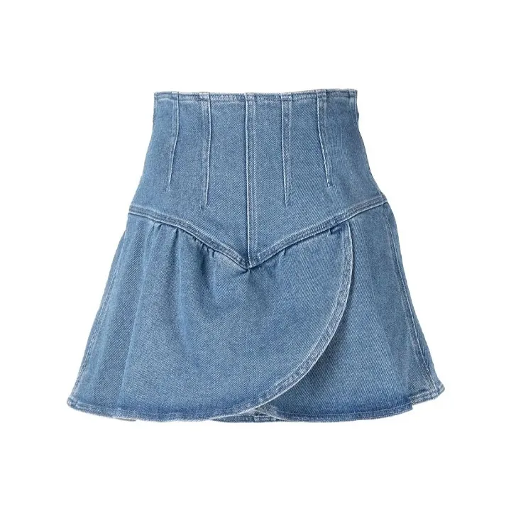 ISABEL MARANT Denim Short Skirts Women's Blue-0