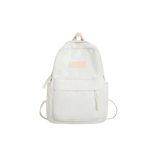 WICKBUEN Nylon Backpack Unisex White/Black/Yellow/Green/Blue