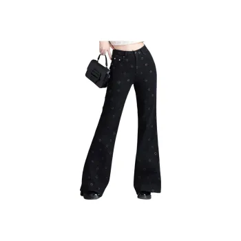 You Cow Me Pants Jeans Women's Black