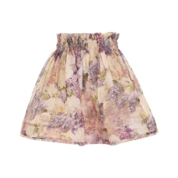 Zimmermann Casual Short Skirts Women's Beige Yellow