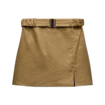 ZARA Casual Short Skirts Women's Tan