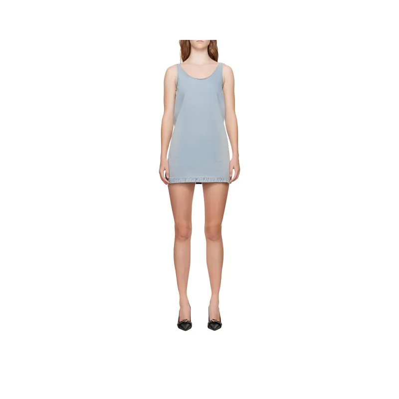 WE11DONE Sleeveless Dress Women's Blue-0