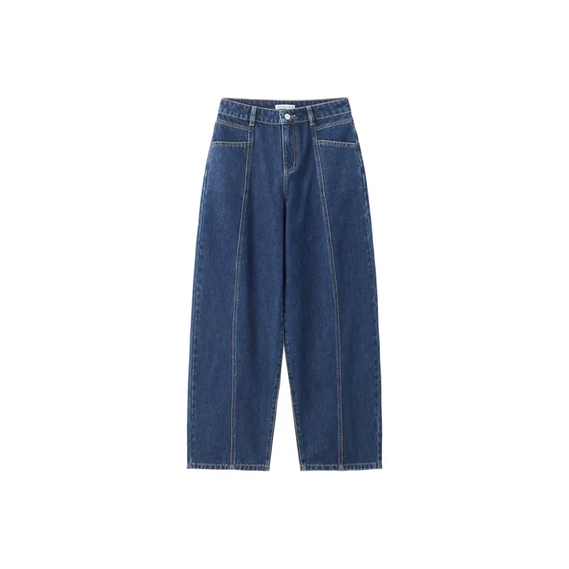 UNIQLO Jeans Women's 63 Dark Blue Original Denim-0